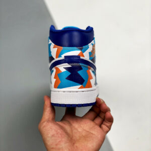 Air Jordan 1 Mid Geometric Pint 555112-105 For Sale