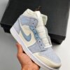 Air Jordan 1 Mid Grey Tan DA4666-100 For Sale