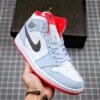 Air Jordan 1 Mid Half Blue 555112-400 On Sale