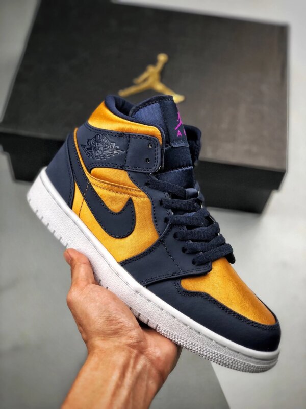 Air Jordan 1 Mid Obsidian Desert Ochre For Sale