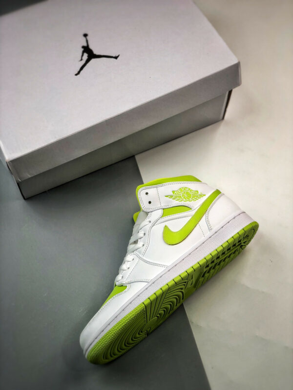 Air Jordan 1 Mid White Lime BQ6472-131 For Sale