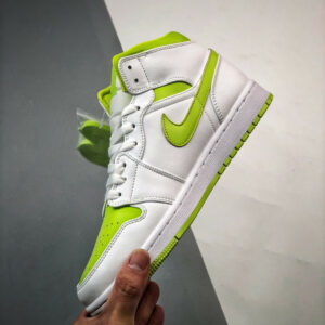 Air Jordan 1 Mid White Lime BQ6472-131 For Sale