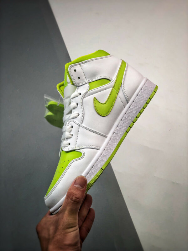 Air Jordan 1 Mid White Lime BQ6472-131 For Sale