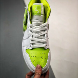 Air Jordan 1 Mid White Lime BQ6472-131 For Sale