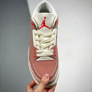 Air Jordan 3 Sail Rust Pink-White-Crimson For Sale