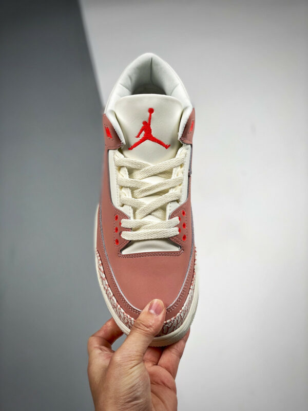Air Jordan 3 Sail Rust Pink-White-Crimson For Sale