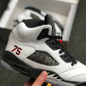 Air Jordan 5 PSG White Black For Sale