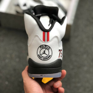 Air Jordan 5 PSG White Black For Sale