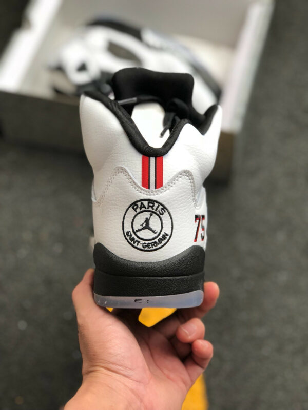 Air Jordan 5 PSG White Black For Sale