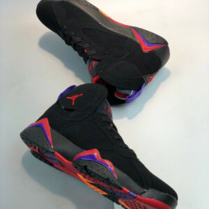 Air Jordan 7 Raptors Black True Red-Dark Charcoal-Club Purple On Sale