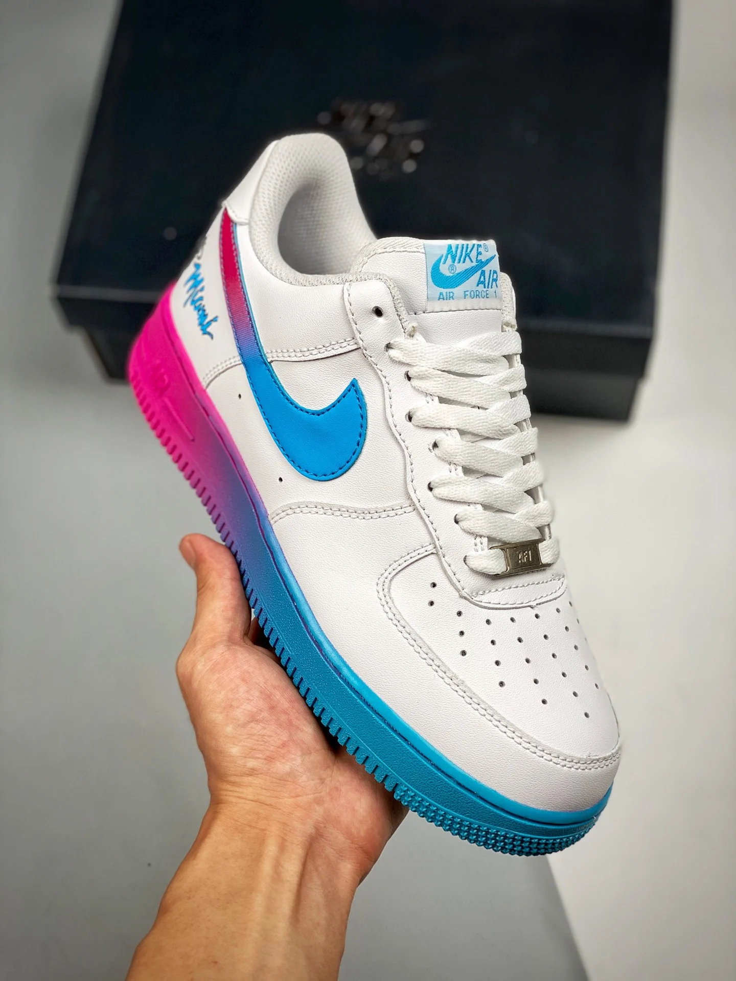 Custom Nike Air Force 1 Low White Multi-Color For Sale