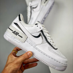 Custom Nike Air Force 1 Shadow White Black For Sale