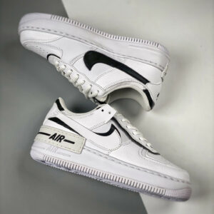 Custom Nike Air Force 1 Shadow White Black For Sale