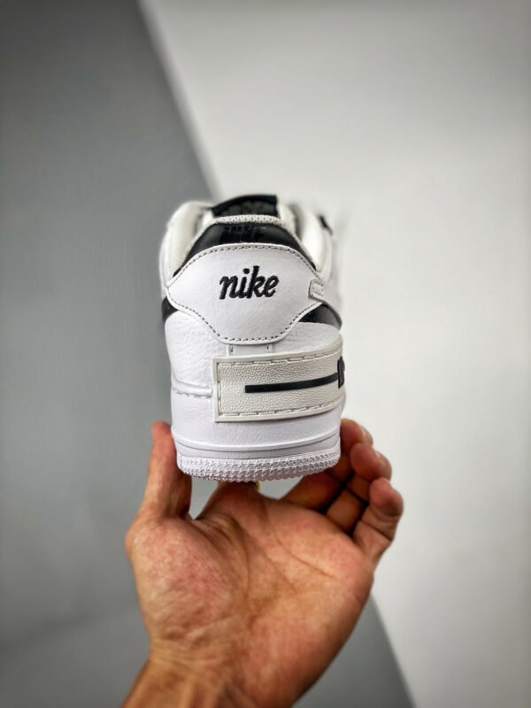 Custom Nike Air Force 1 Shadow White Black For Sale