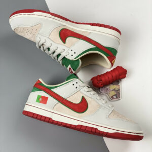 Custom Nike Dunk Low Portugal White Green Red For Sale