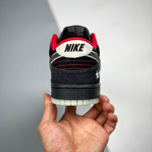 LPL x Nike Dunk Low Black White-Bright Crimson For Sale