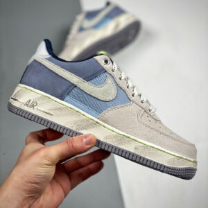 Nike Air Force 1 07 LX Mountain White Greystone Light Blue For Sale