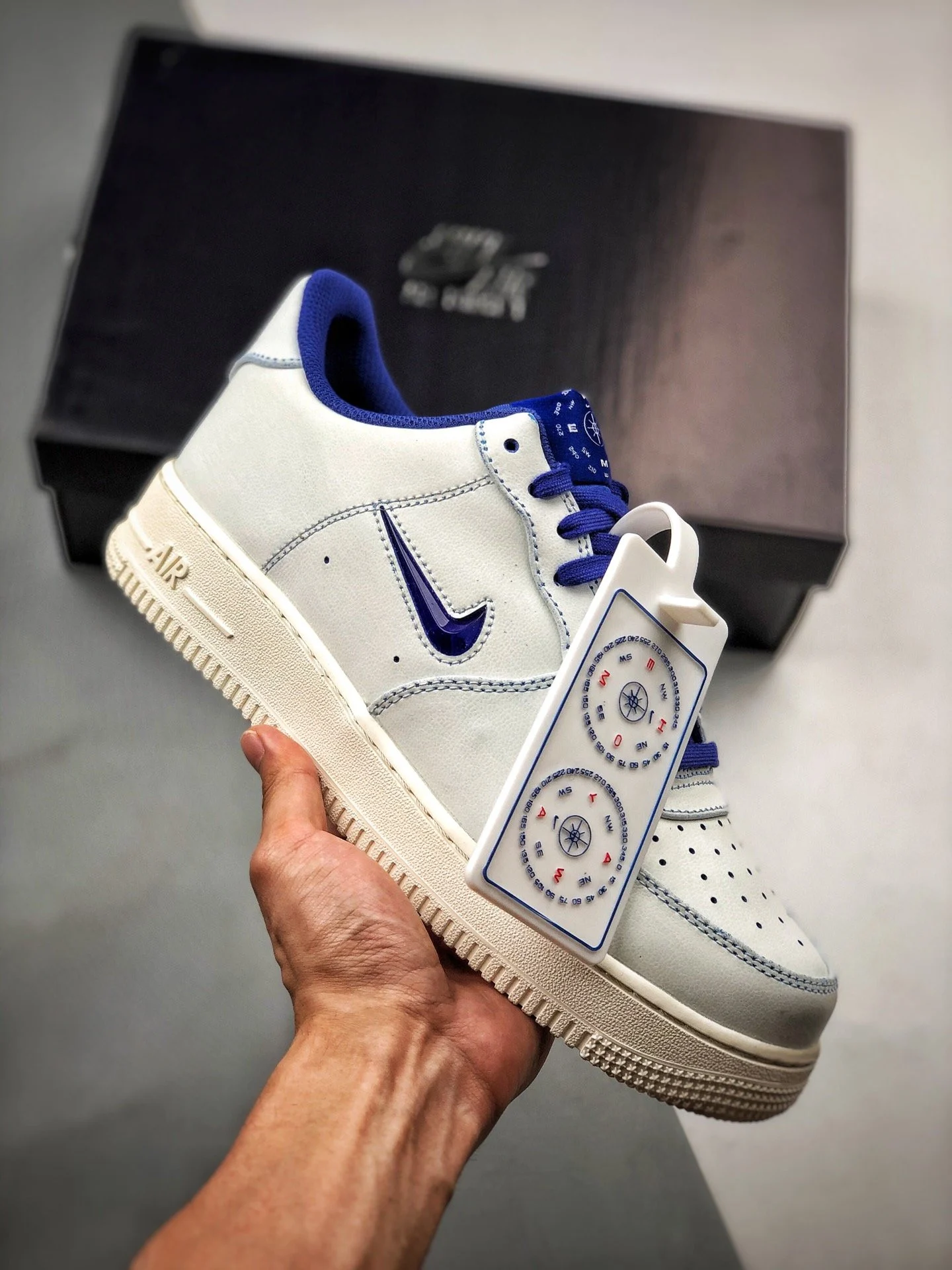 Nike Air Force 1 Home & Away White Blue For Sale