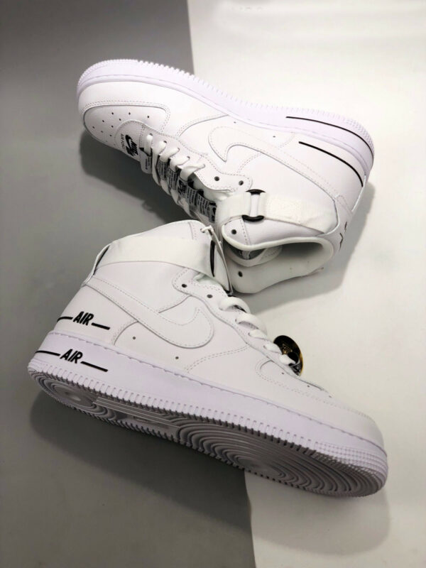 Nike Air Force 1 High 07 LV8 3 White Black CJ1385-100 For Sale