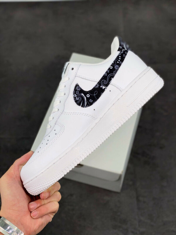 Nike Air Force 1 Low Black Paisley White Black For Sale