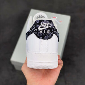 Nike Air Force 1 Low Black Paisley White Black For Sale