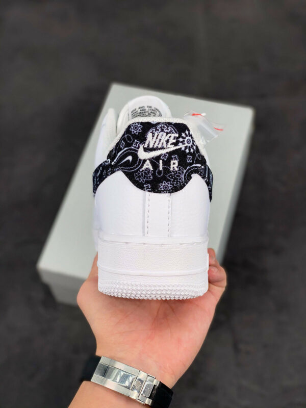 Nike Air Force 1 Low Black Paisley White Black For Sale