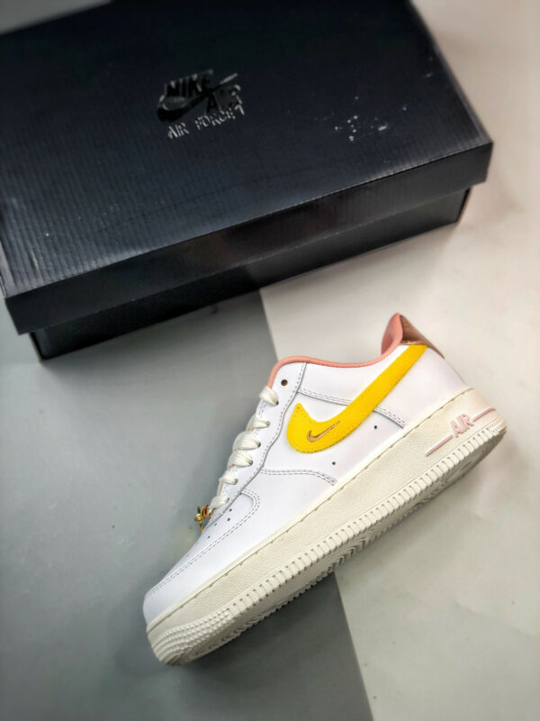 Nike Air Force 1 Low Mama White Yellow Strike DV2183-100 For Sale