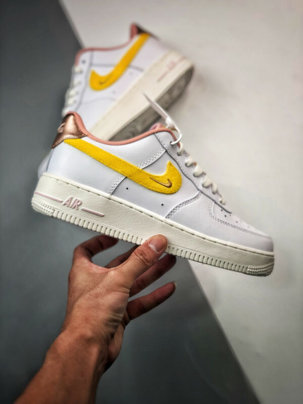 Nike Air Force 1 Low Mama White Yellow Strike DV2183-100 For Sale