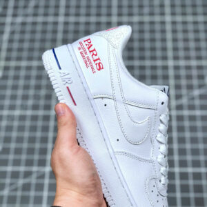 Nike Air Force 1 Low NBA Paris White University Red For Sale