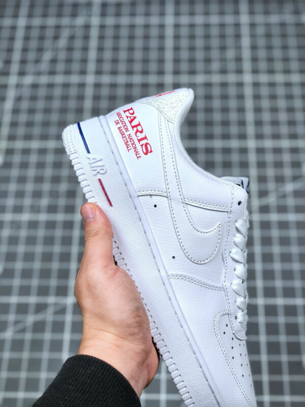 Nike Air Force 1 Low NBA Paris White University Red For Sale