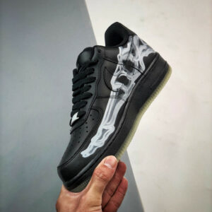 Nike Air Force 1 Low Skeleton Black BQ7541-001 For Sale