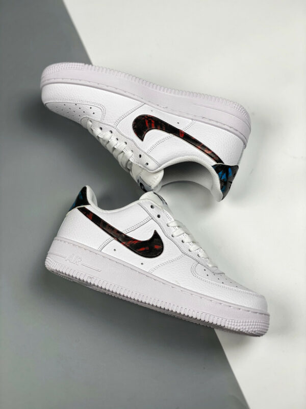 Nike Air Force 1 Low Tie Dye White Bright Crimson-Laser Blue-Black For Sale