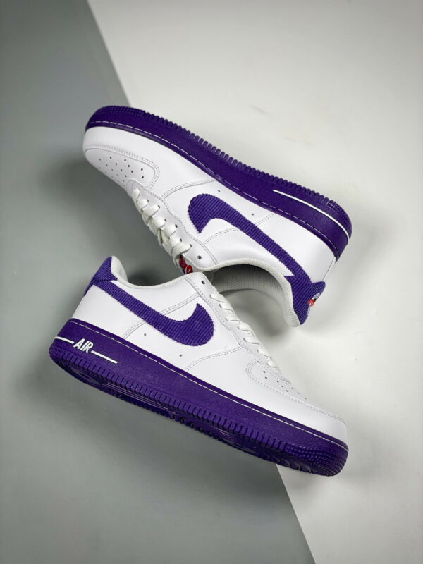 Nike Air Force 1 Low Sports Specialties White Purple DB0264-100 For Sale