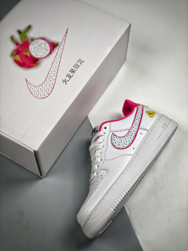 Nike Air Force 1 Low Dragonfruit White Pink DV3809-100 For Sale