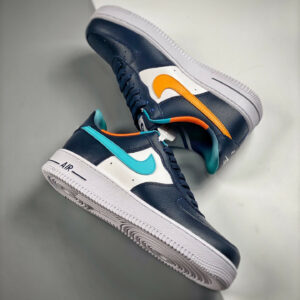 Nike Air Force 1 Low EMB Thunder Blue Washed Teal DM0109-400 For Sale