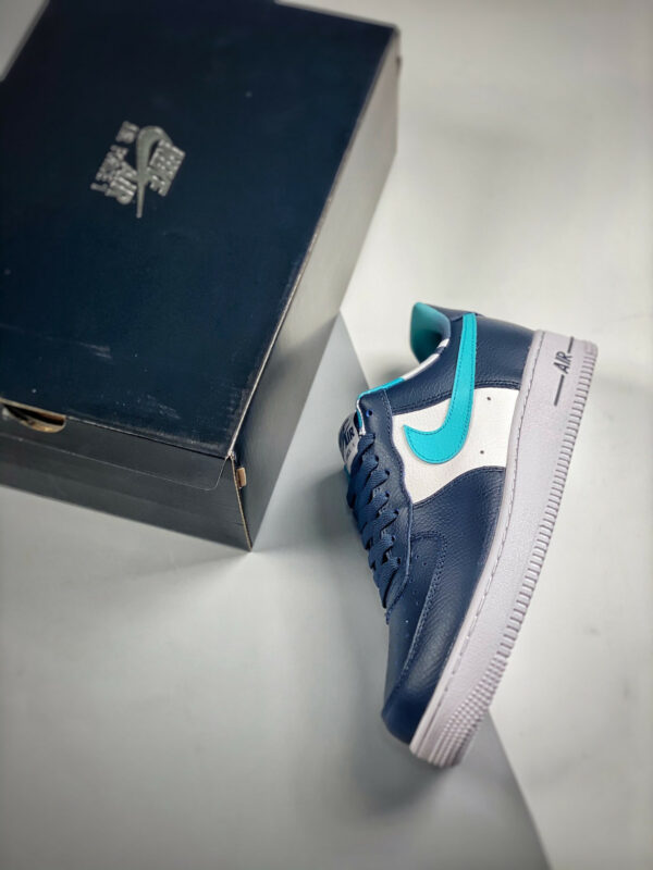 Nike Air Force 1 Low EMB Thunder Blue Washed Teal DM0109-400 For Sale