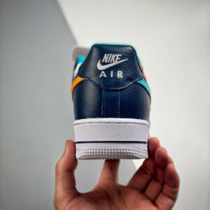 Nike Air Force 1 Low EMB Thunder Blue Washed Teal DM0109-400 For Sale