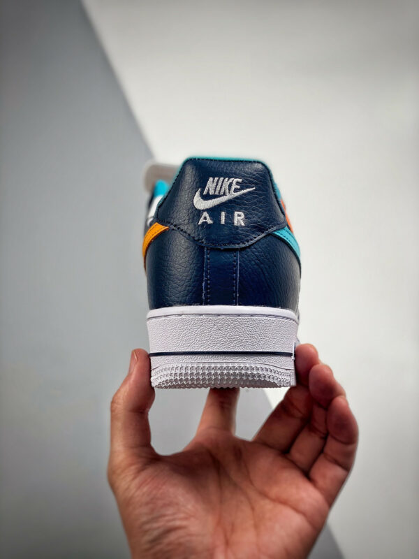 Nike Air Force 1 Low EMB Thunder Blue Washed Teal DM0109-400 For Sale