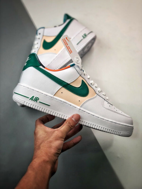 Nike Air Force 1 Low EMB White Malachite-Pearl White DM0109-100 For Sale