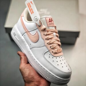 Nike Air Force 1 Low White Pale Coral-University Red 315115-167 For Sale