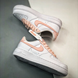 Nike Air Force 1 Low White Pale Coral-University Red 315115-167 For Sale