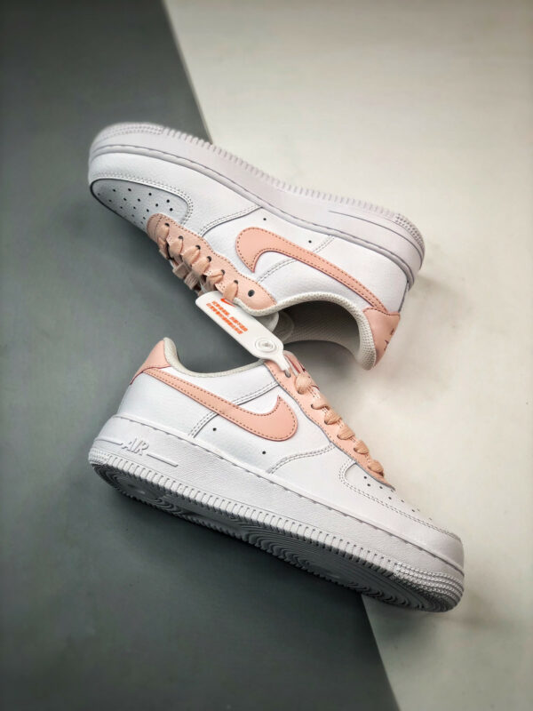 Nike Air Force 1 Low White Pale Coral-University Red 315115-167 For Sale