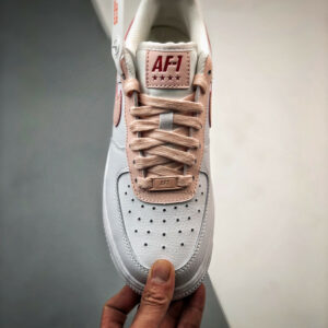 Nike Air Force 1 Low White Pale Coral-University Red 315115-167 For Sale