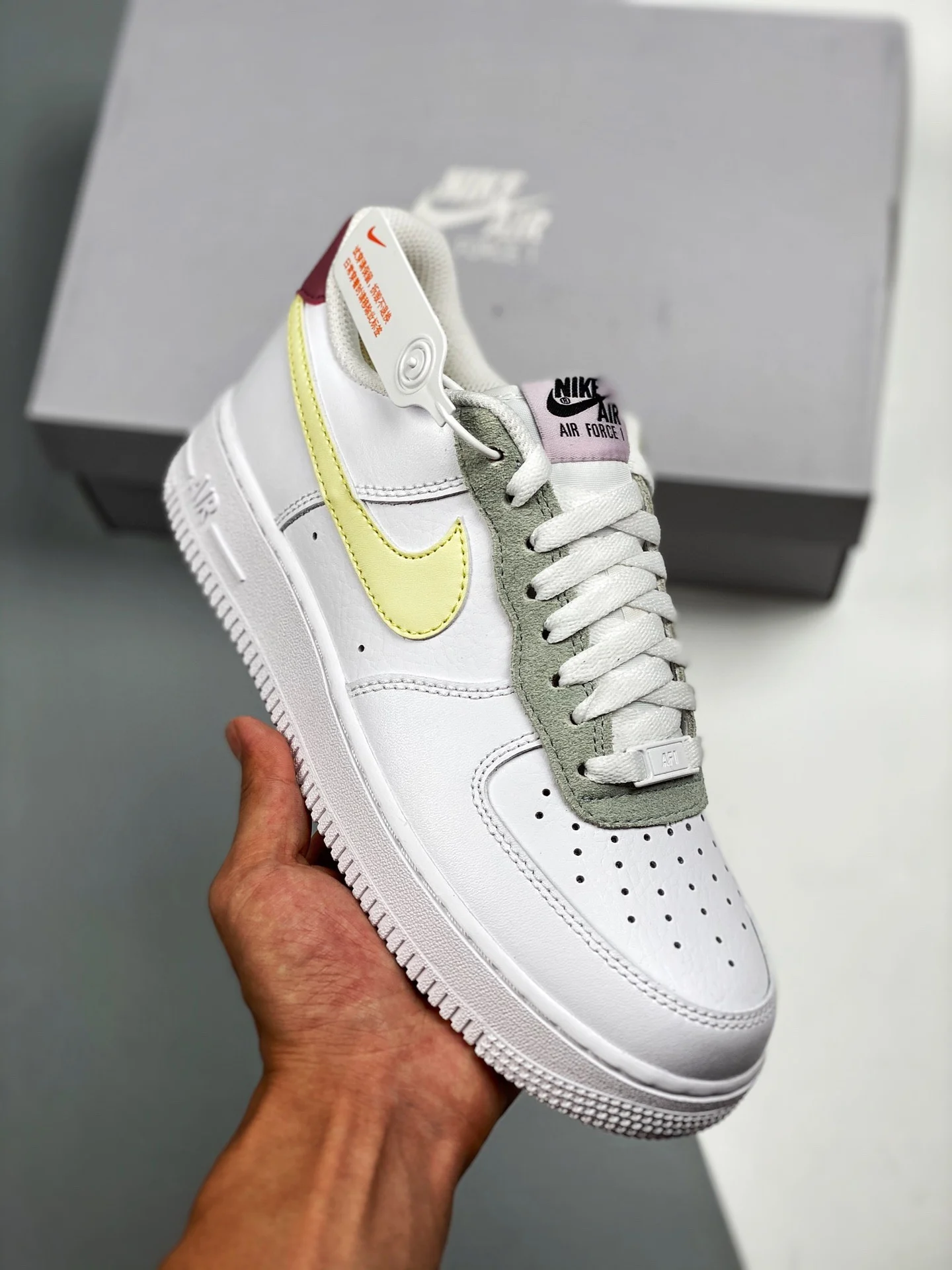 Nike Air Force 1 Low White Pink DN4930-100 For Sale