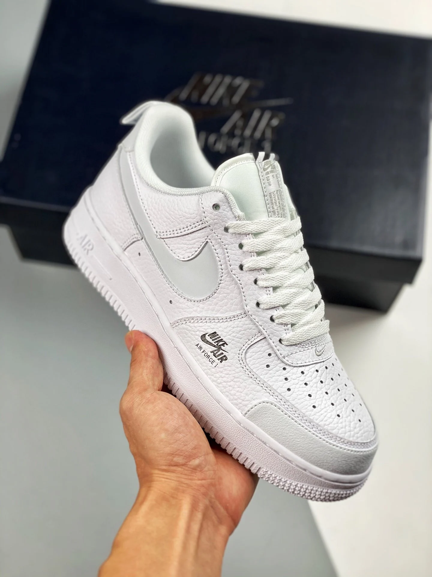 Nike Air Force 1 Low White Reflective Swooshes For Sale