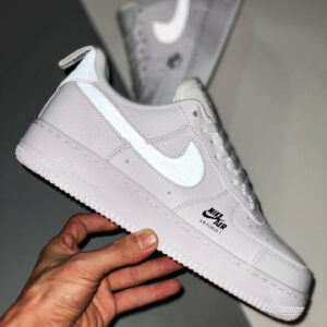 Nike Air Force 1 Low White Reflective Swooshes For Sale