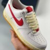 Nike Air Force 1 Low White and Red Gum FN3493-100 For Sale