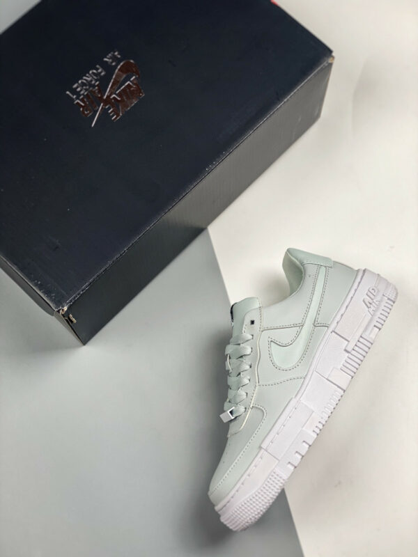 Nike Air Force 1 Pixel Ghost Aqua Black For Sale