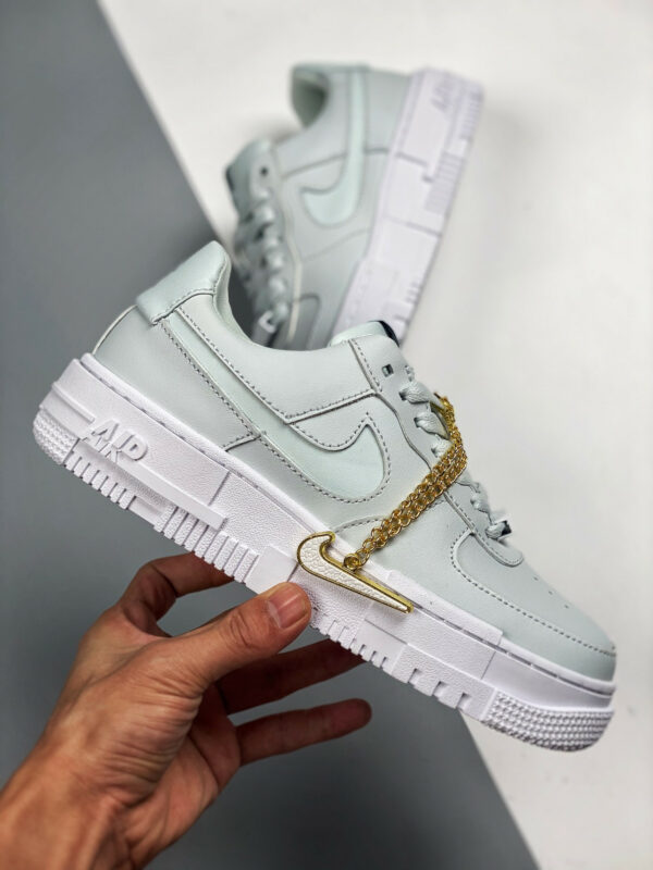 Nike Air Force 1 Pixel Ghost Aqua Black For Sale