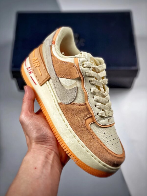 Nike Air Force 1 Shadow Sisterhood Cashmere Orange DM8157-700 For Sale